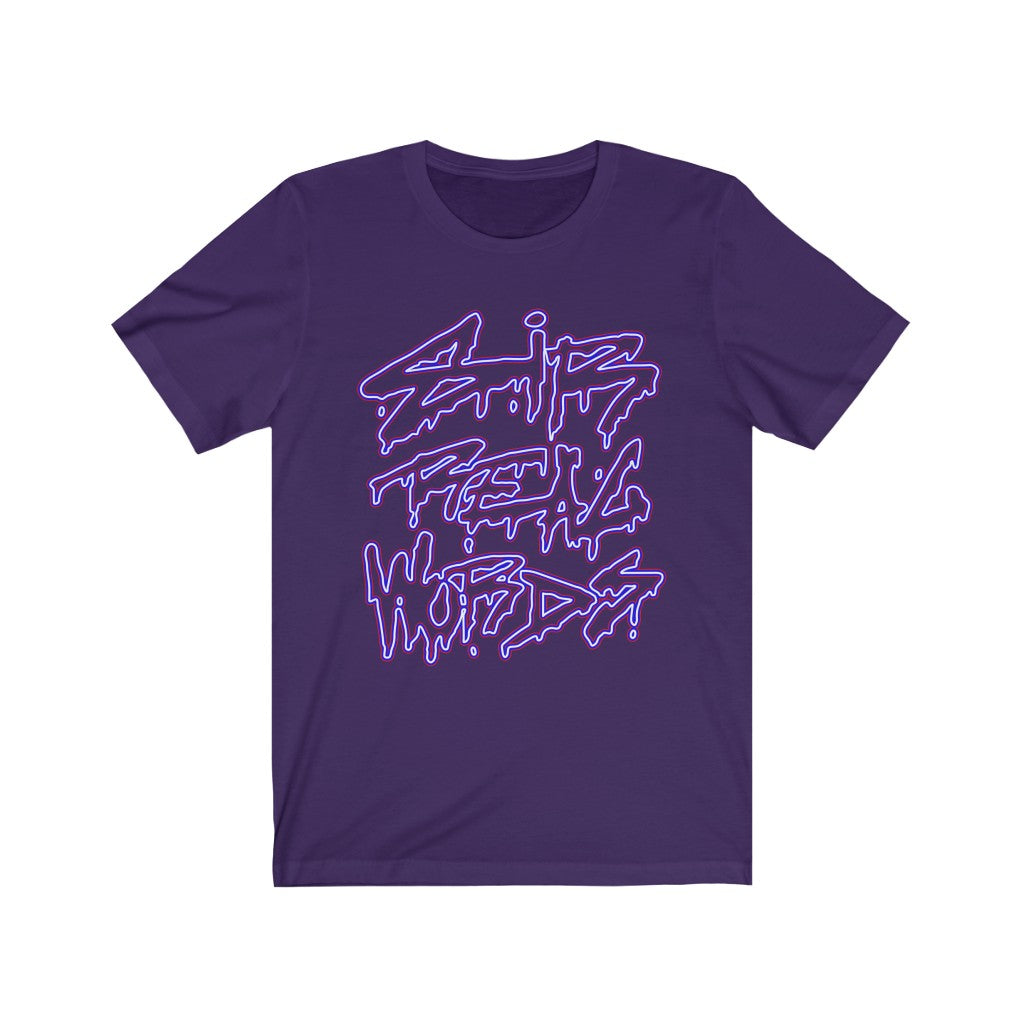 SIR REAL WORDS (Neon) - Unisex Short Sleeve Tee