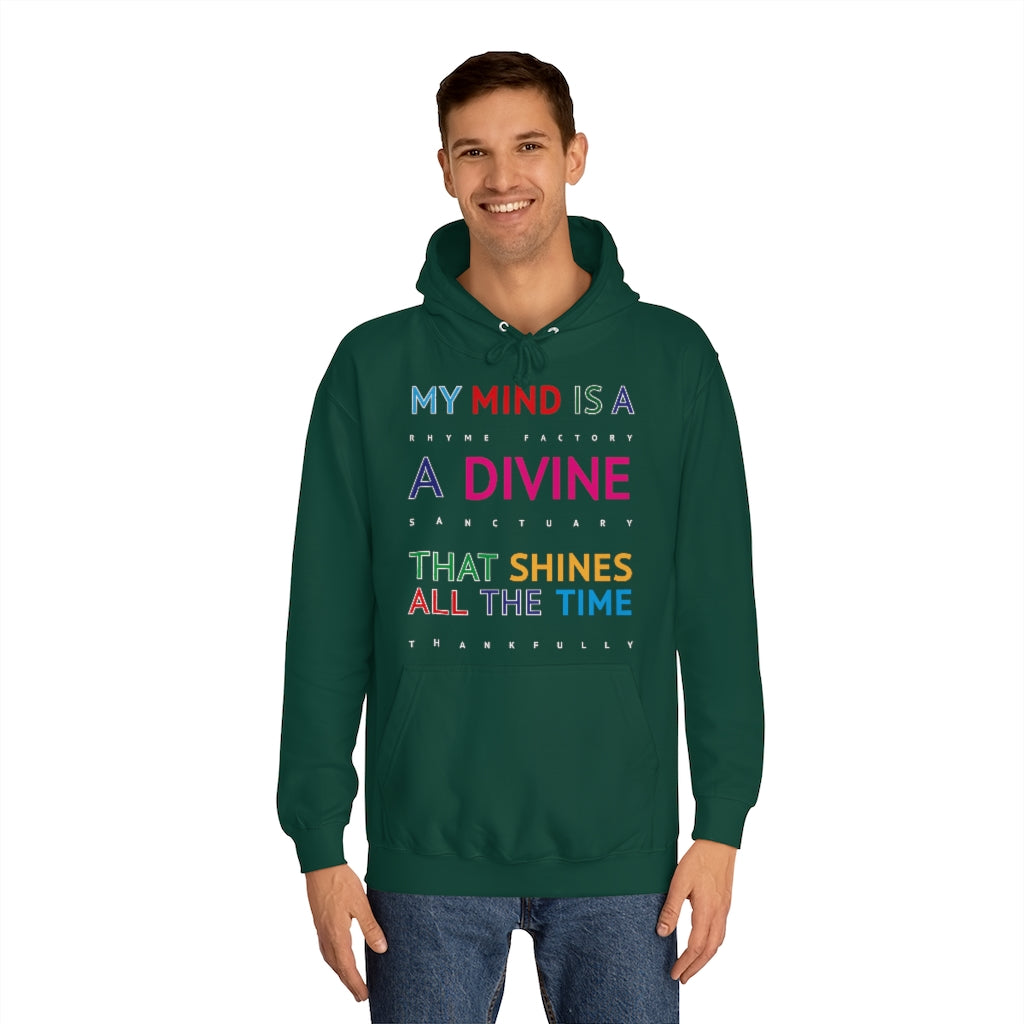 DIVINE RHYME FACTORY - Unisex College Hoodie