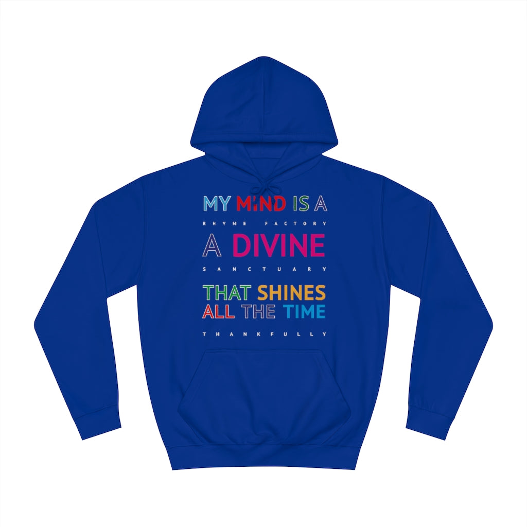 DIVINE RHYME FACTORY - Unisex College Hoodie