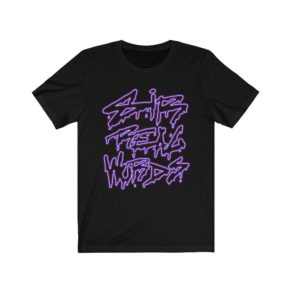 SIR REAL WORDS (Neon) - Unisex Short Sleeve Tee