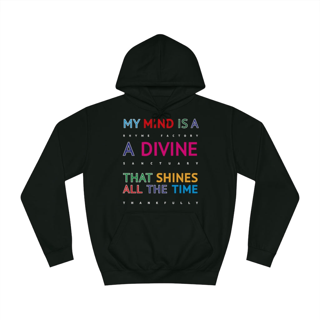 DIVINE RHYME FACTORY - Unisex College Hoodie