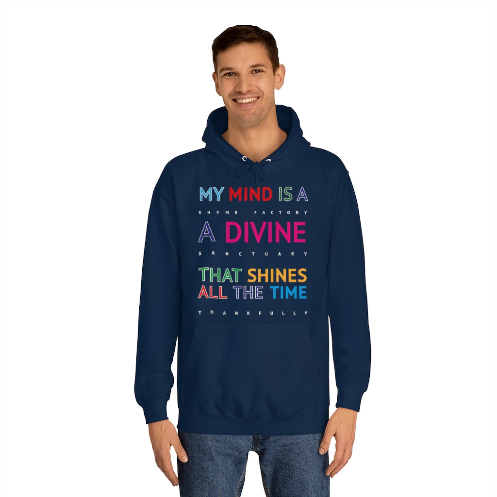 DIVINE RHYME FACTORY - Unisex College Hoodie