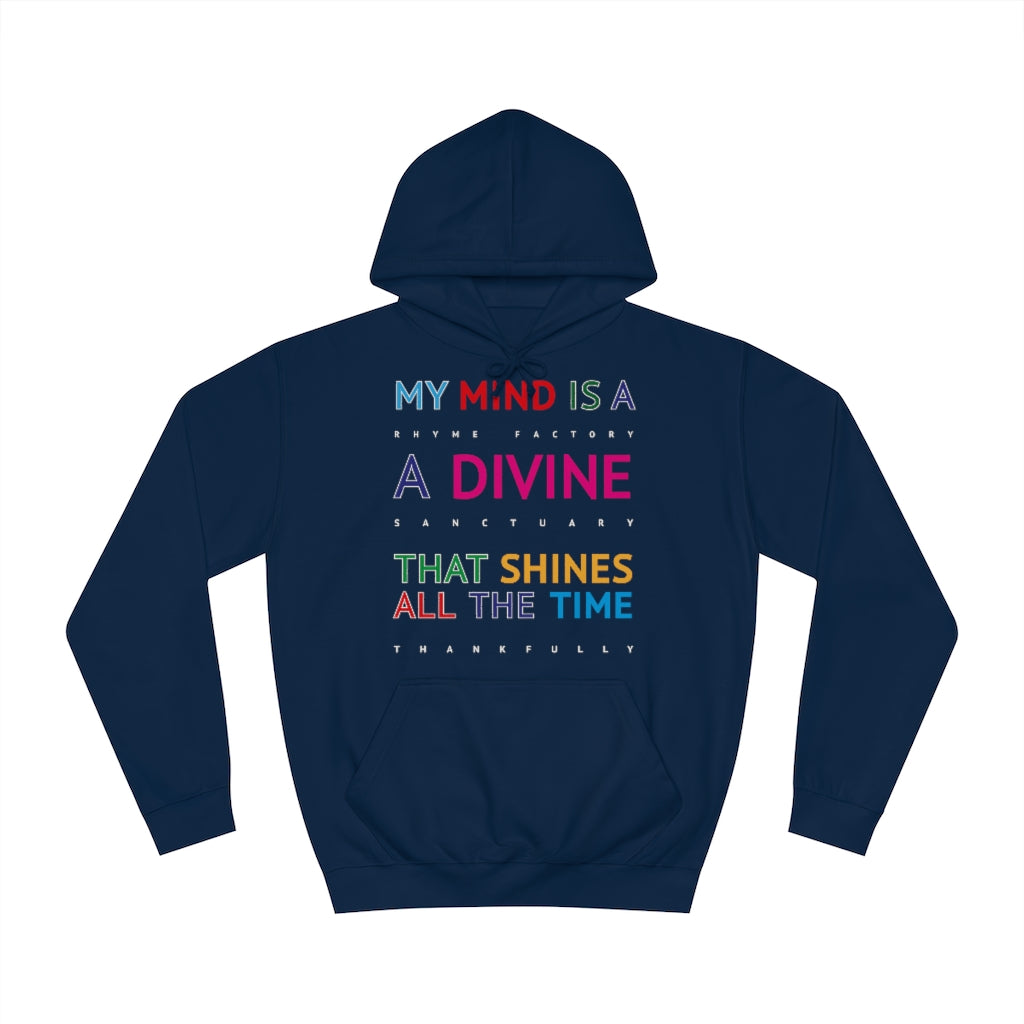 DIVINE RHYME FACTORY - Unisex College Hoodie