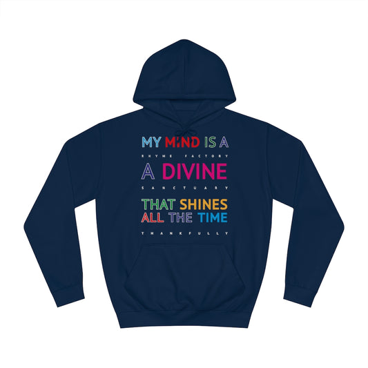 DIVINE RHYME FACTORY - Unisex College Hoodie