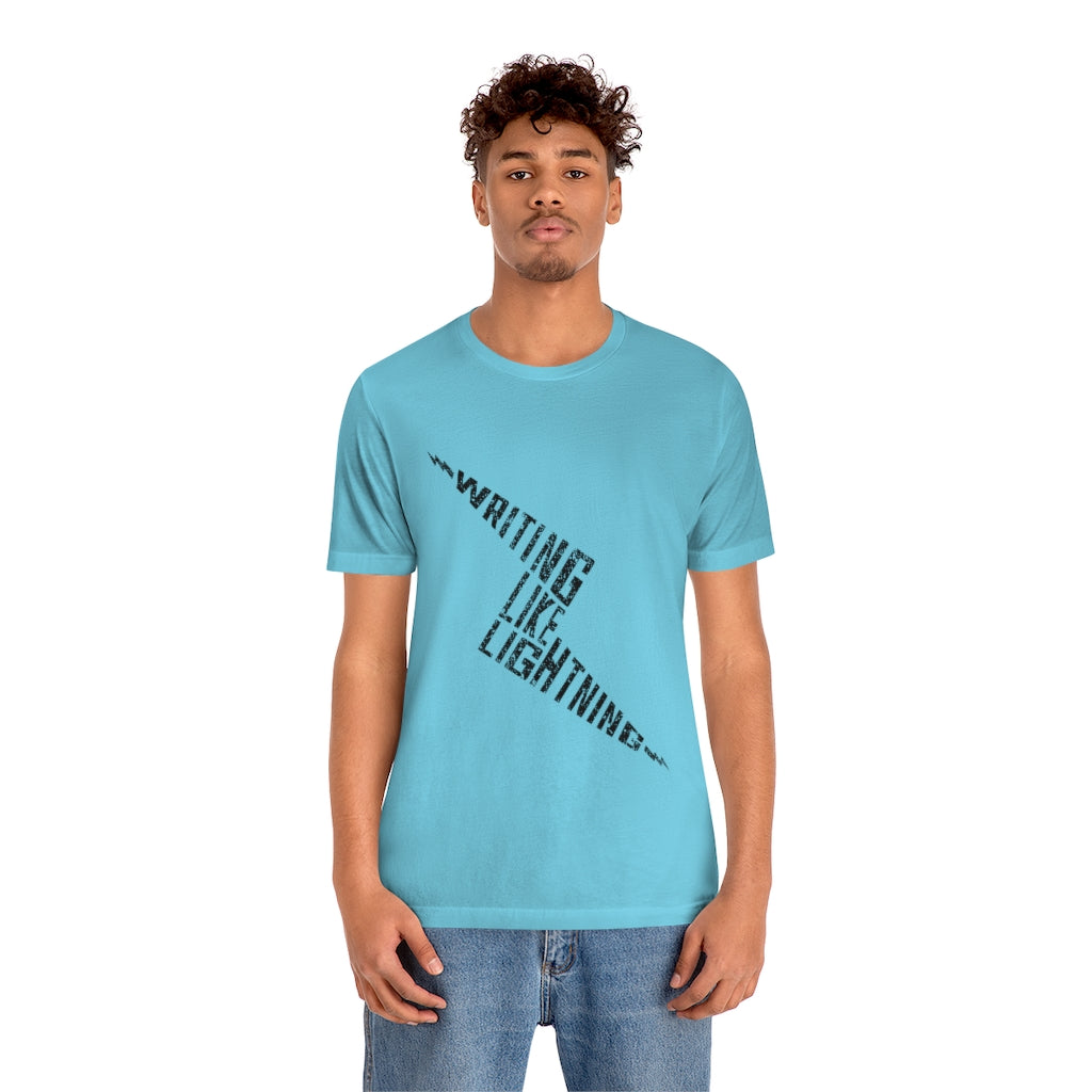 WRITING LIKE LIGHTNING (Ink) - Unisex Short Sleeve Tee