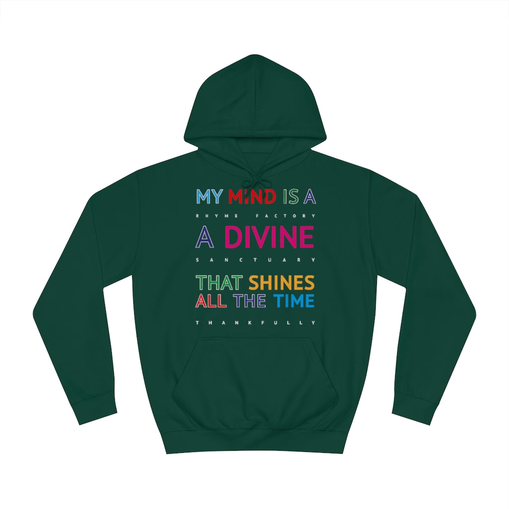 DIVINE RHYME FACTORY - Unisex College Hoodie