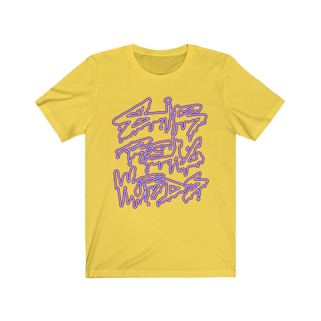 SIR REAL WORDS (Neon) - Unisex Short Sleeve Tee