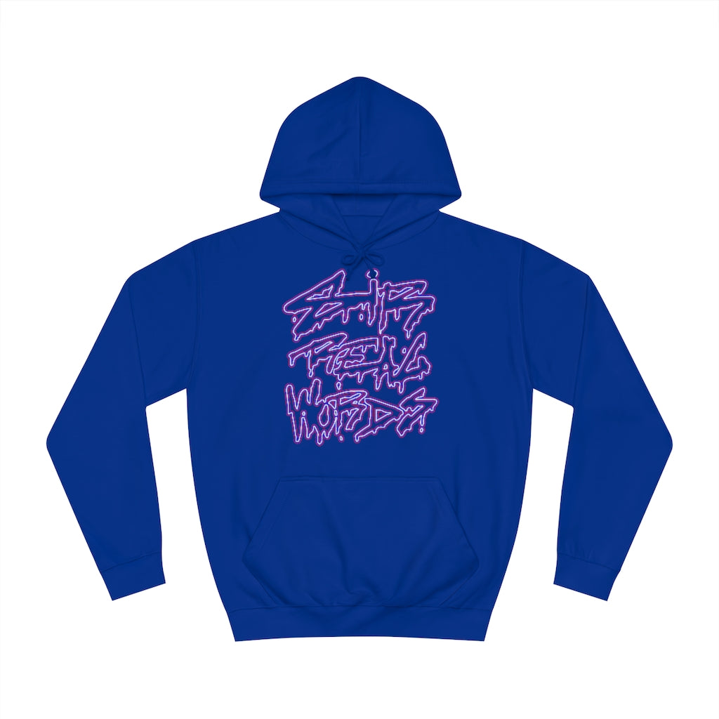 SIR REAL WORDS (Neon) - Unisex College Hoodie