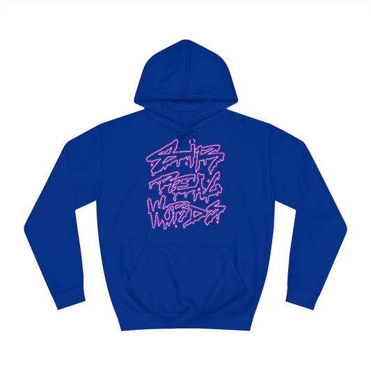 SIR REAL WORDS (Neon) - Unisex College Hoodie
