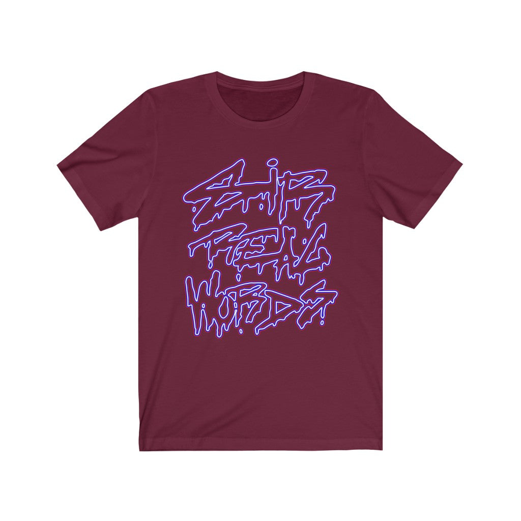 SIR REAL WORDS (Neon) - Unisex Short Sleeve Tee