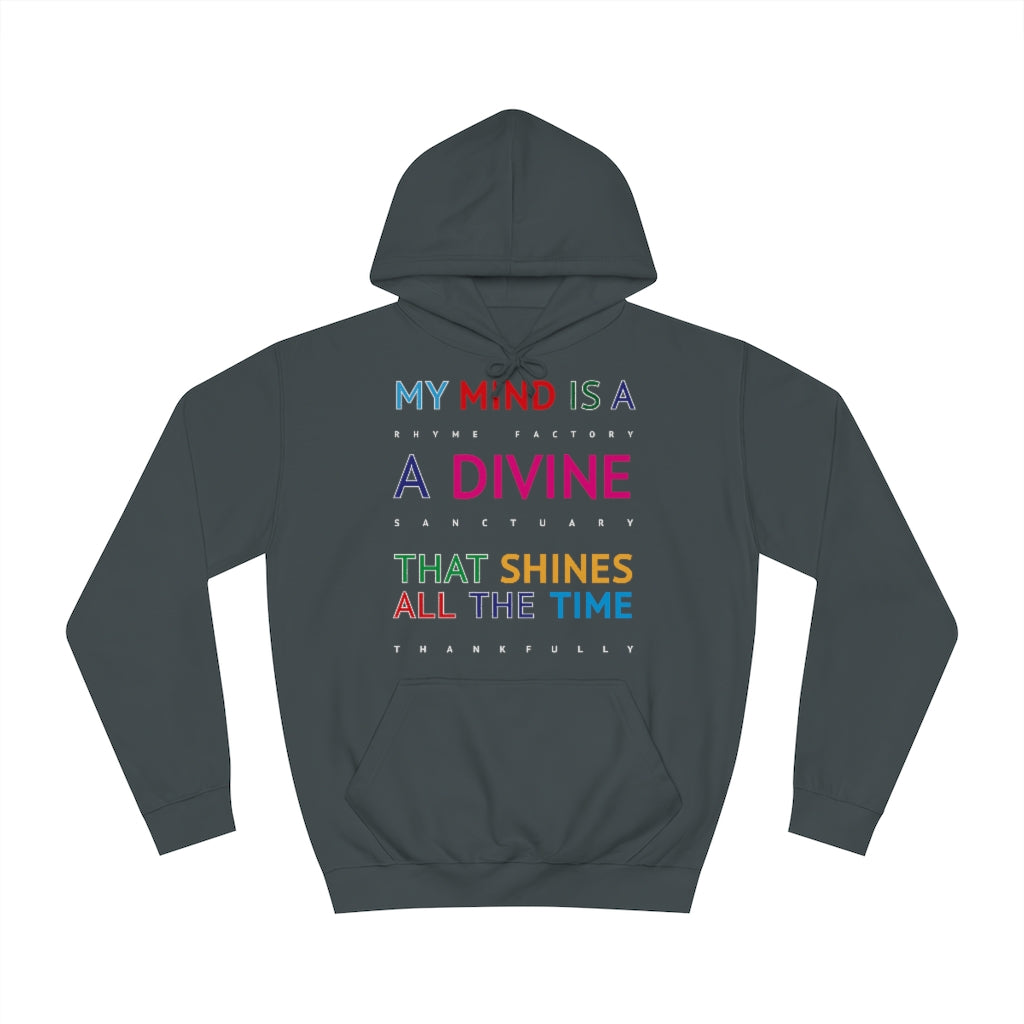 DIVINE RHYME FACTORY - Unisex College Hoodie