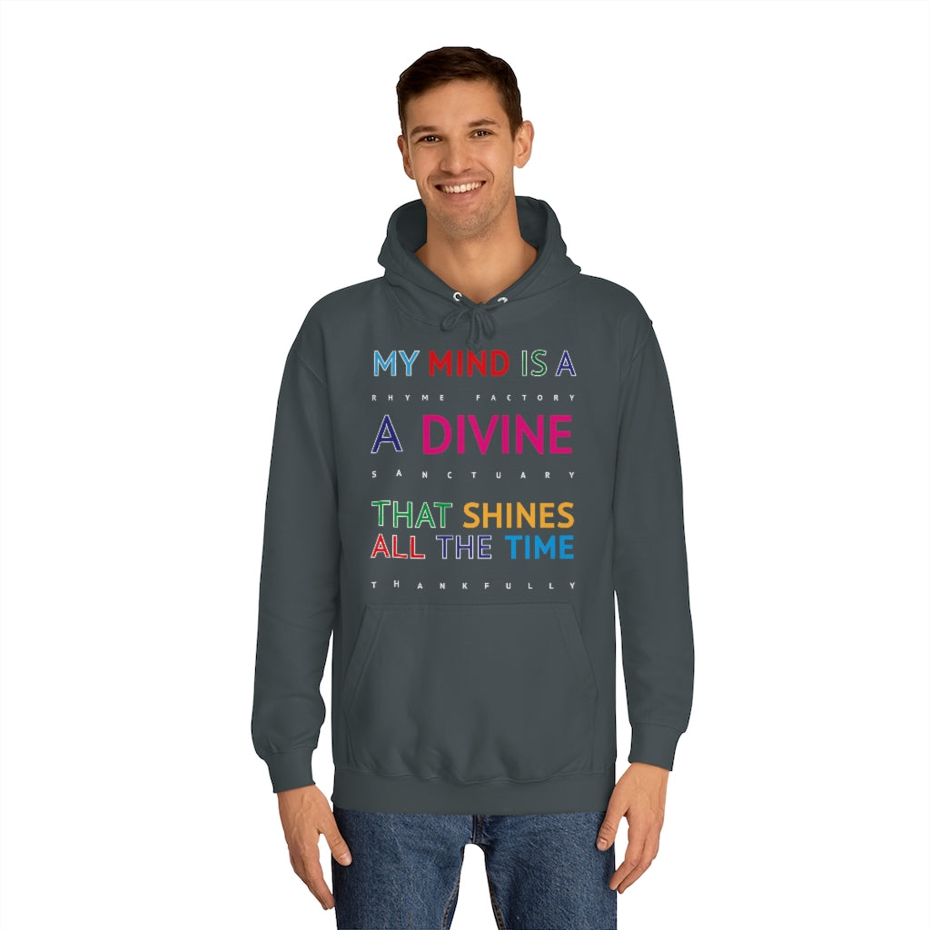 DIVINE RHYME FACTORY - Unisex College Hoodie