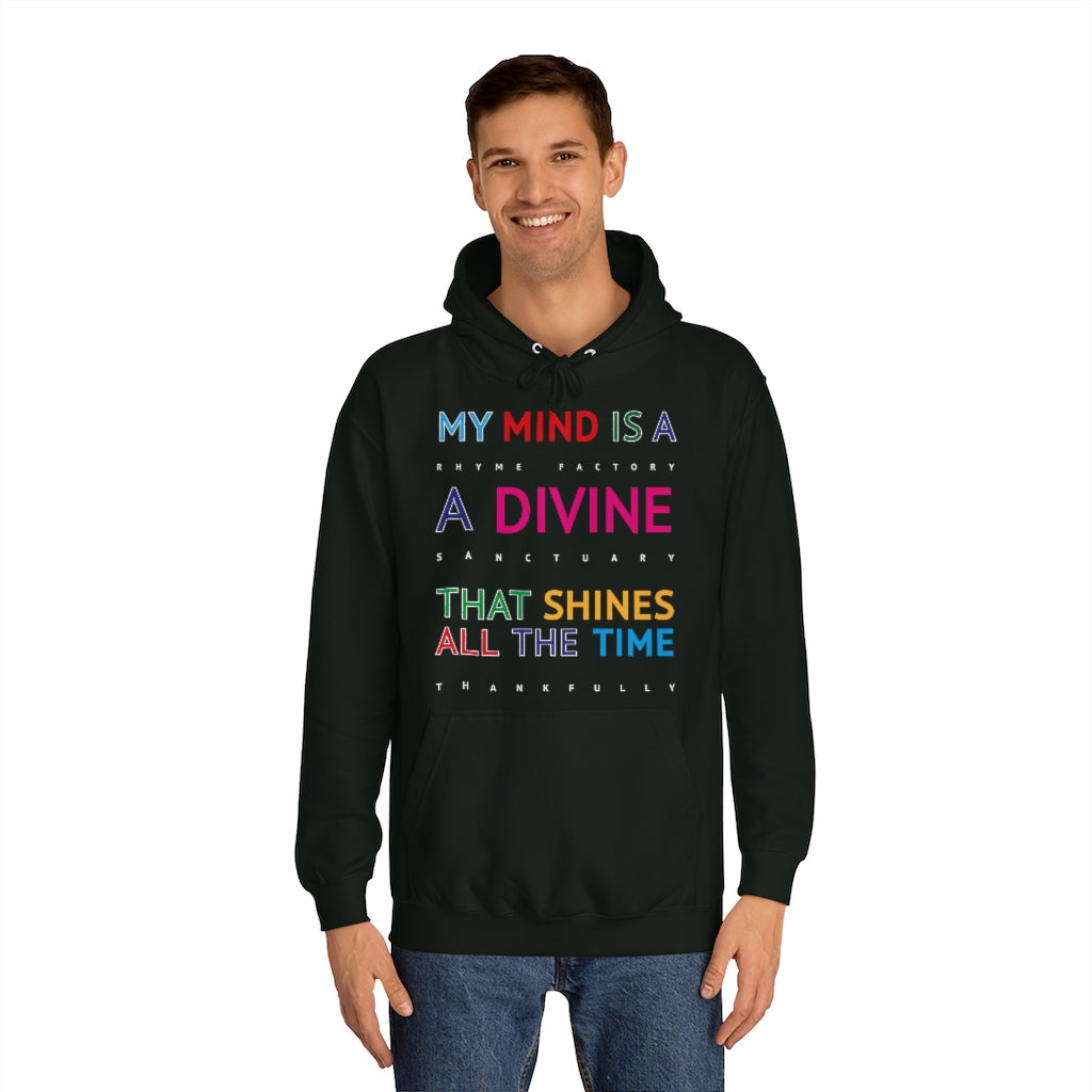 DIVINE RHYME FACTORY - Unisex College Hoodie