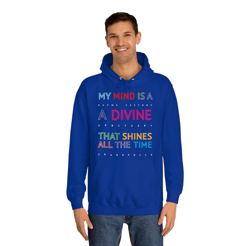 DIVINE RHYME FACTORY - Unisex College Hoodie