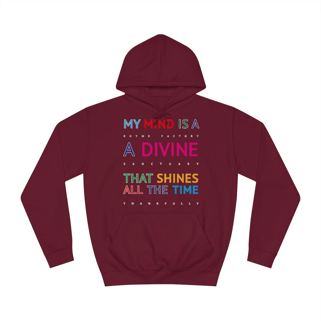 DIVINE RHYME FACTORY - Unisex College Hoodie